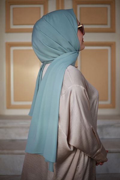Mode Scarf Πράσινο σάλι Hijab Medina Silk Water