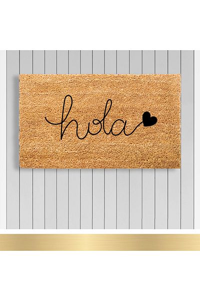 Paspashello , Design Koko Door Mat / PVC Base / Model; Hola
