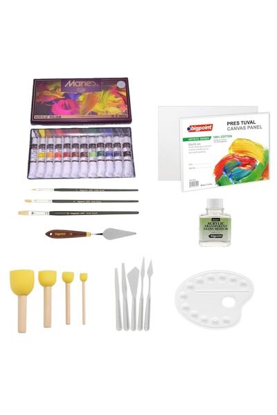 Maries Artist's Akrilik Boya Profesyonel Seti 12x12ml