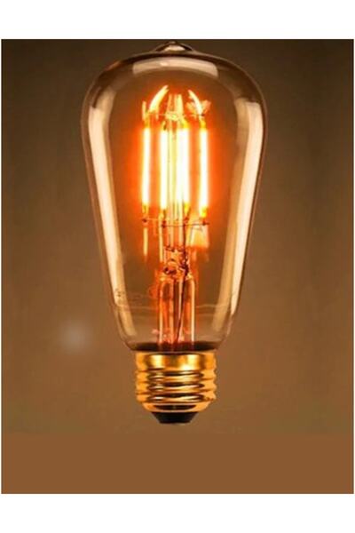 NOONLUX DESIGN&LIGHTING Rustik Led E27 Ampül Amber Renk