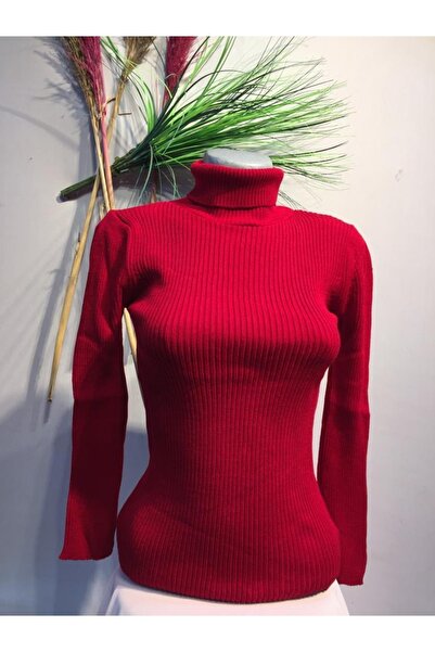 Nacar Kadın Triko Boğazlı Body Kazak