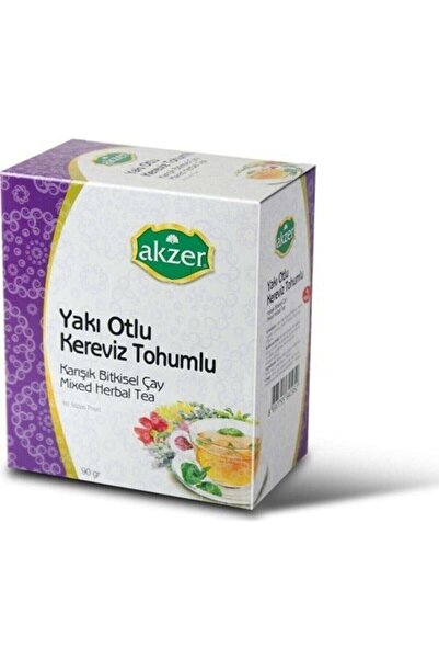 Akzer Yakı Otlu Kereviz Tohumlu Karışık Bitki Çayı 60lı 90gr