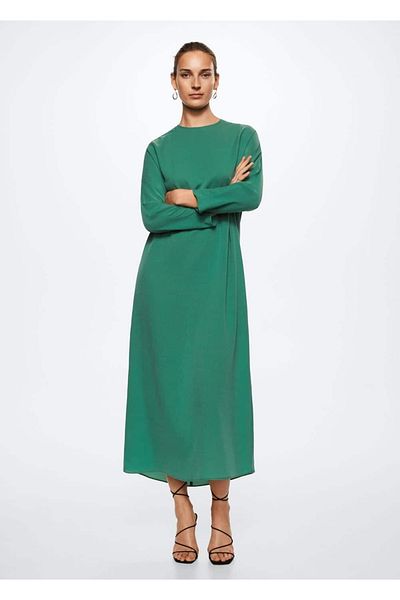 MANGO Woman Rochie cu volan