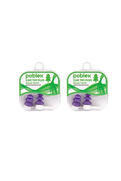 Poblex Pine Type Plus Earplugs Size L 2 Boxes