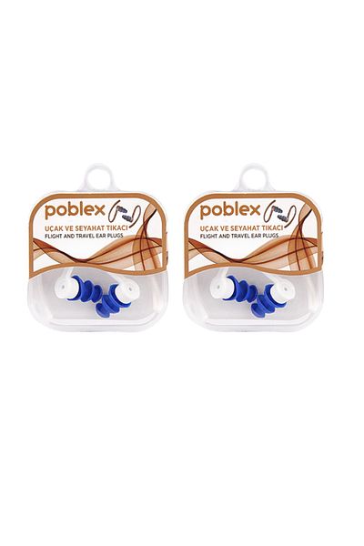 Poblex Airplane Earplugs - 2 Boxes
