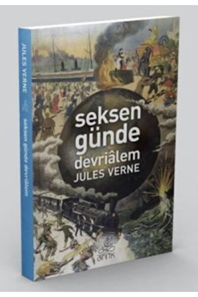 Antik Kitap Seksen Günde Devrialem - Jules Verne -