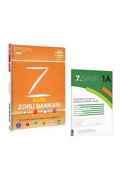Tonguç Yayınları 7. Sınıf Sözel Zoru Bankası Ve Kazanım Ölçme Ve Değerlendirm...