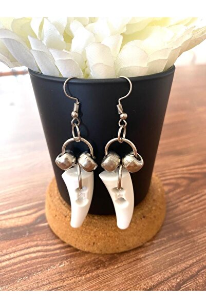 canan dizayn Elephant Tooth Earrings