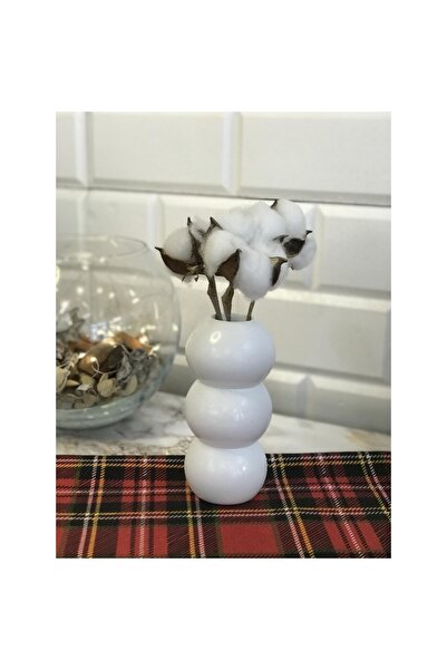 Otantik Vază cu bule albă de 14 cm - Ps3949 Obiect