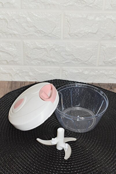YAKUT Ipli Çekmeli Sebze Doğrayıcı 3 Bıçaklı El Blender Rondo