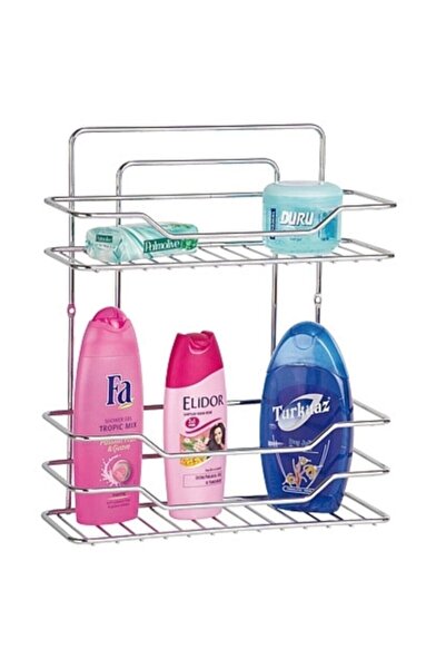 Genel Markalar Ece Krom Duş Rafı Şampuanlık 2 Li