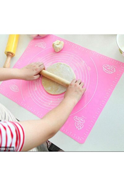 Genel Markalar Silikon Hamur Açma Matı Büyük Boy 40x50cm