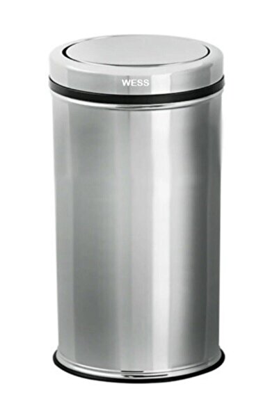Genel Markalar Paslanmaz Pratik Kapak Çöp Kovası 5 Lt 21*26 Lüx
