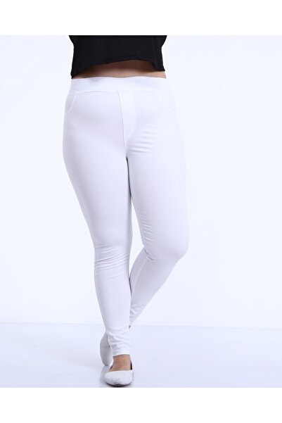 ModamarkReal Women's Elastic Waist Jeans Leggings Pants / Gathering / High Wa...