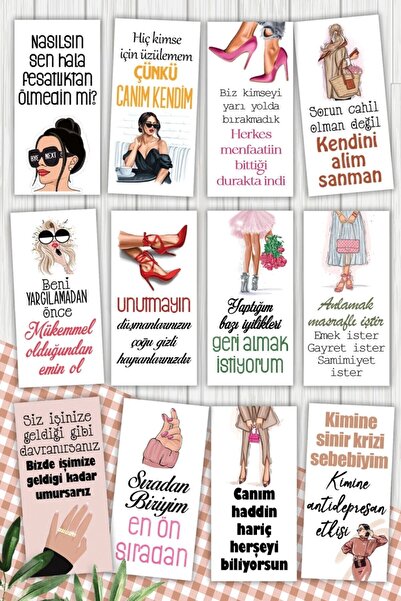 Pankart Evi Motto Cafea 12 Carduri Prezentare - Cuvinte de aruncare