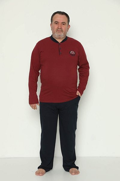TAMPAP Ανδρικά Σετ Πυτζάμες Plus Size Xl 2xl 3xl 4xl Μέγεθος Πυτζάμες Ανδρικές Πυτζάμες Plus Size