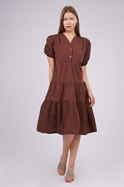 GABRİA Λεπτομερές φόρεμα με κουμπιά