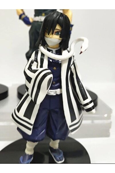 Bade Hediyelik Demon Slayer Iblis Avcısı Anime Obanai Iguro Figür Oyuncak 15cm