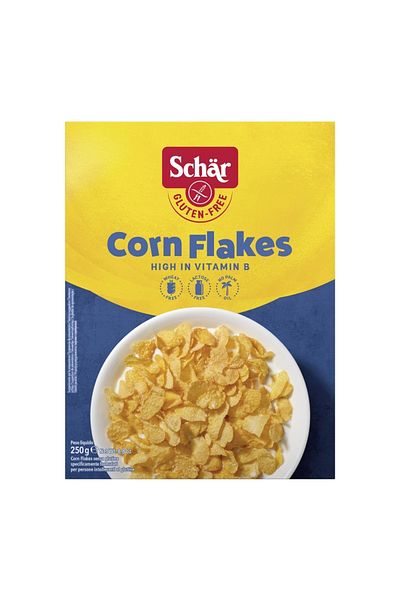 Schar Corn Flakes Gluten-Free Plain Corn Flakes 250 G 3 Pieces