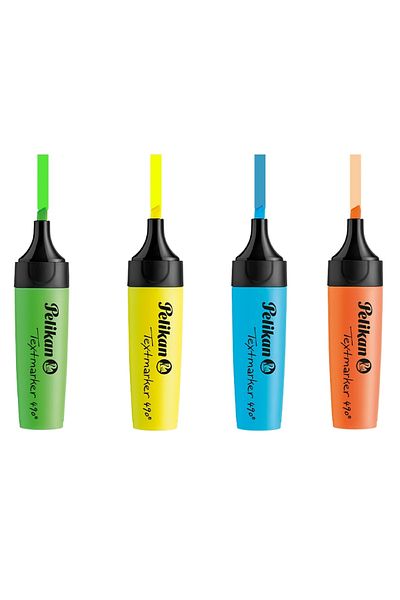 Pelikan 490 Highlighter Marking Pen 4 Pack