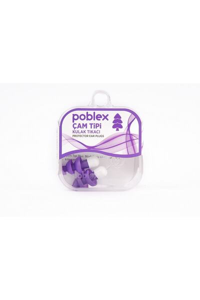 Poblex Çam Tipi Plus Kulak Tıkacı L Beden 2 Kutu