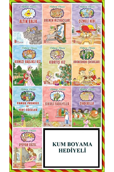 Ata Yayıncılık 1.sınıflar Için 10lu Okuma Dizisi Seti + Kum Boyama