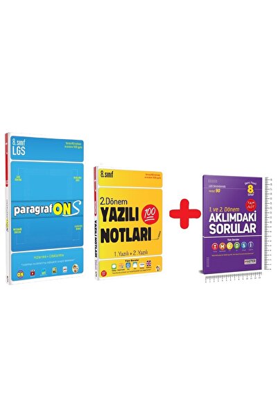 Tonguç Yayınları 8. Sınıf Yeni Nesil Lgs 8. Sınıf 2. Dönem Yazılı Notları Par...