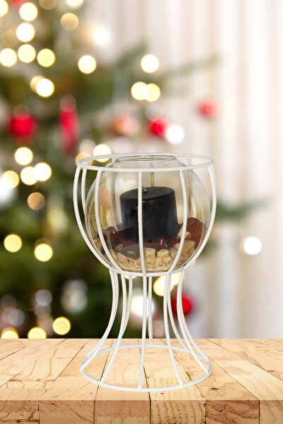 Begüsa Prag Vazo Beyaz Bal Cam