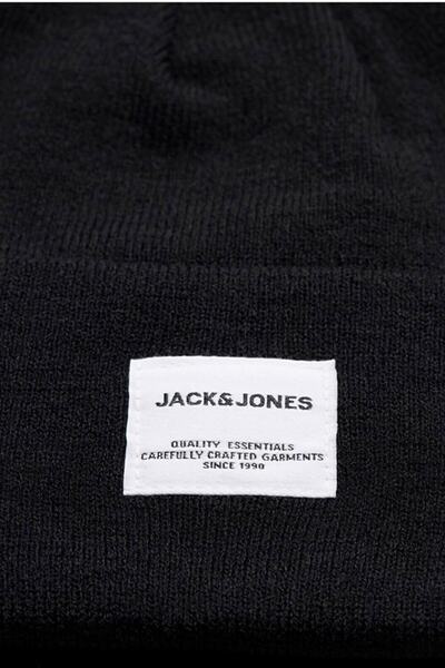 Jack & Jones Jjack&Jones Aclong قبعة صغيرة سوداء متماسكة - Noos
