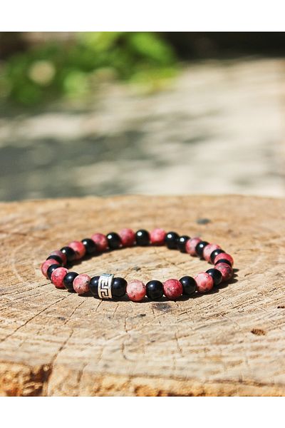 Mıçı Jasper Stone - Onyx Stone Natural Stone Bracelet