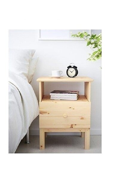 Aksöz Tasarım Masif Komodin Ahşap Komodin