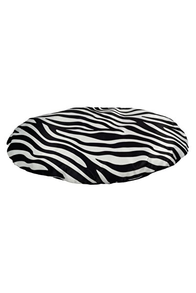 Zebra Desen Oval Yatak
