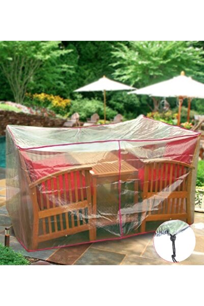 Sole Κάλυμμα Προστασίας Ομάδας Καθισμάτων Κήπου -200x145x80 cm