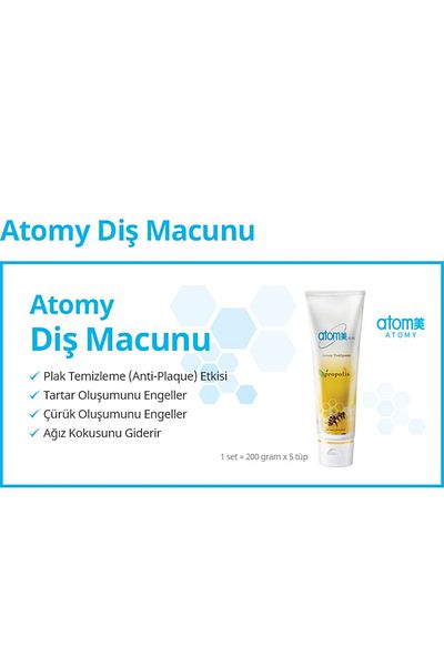 Atomy Propolis and Green Tea Extract Toothpaste 50 Gr X 2 Pieces