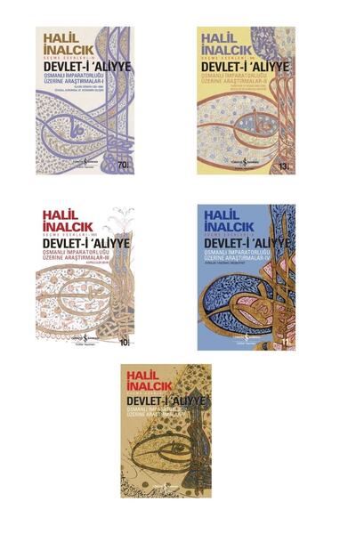 TÜRKİYE İŞ BANKASI KÜLTÜR YAYINLARI Halil Inalcık - Devlet-i Aliyye 5 Kitap Set - Iş Bankası