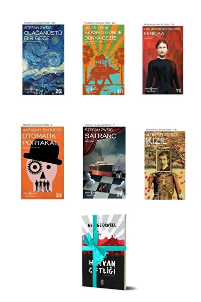 TÜRKİYE İŞ BANKASI KÜLTÜR YAYINLARI En Sevilen 7 Kitap Hediyeli Okunması Gere...