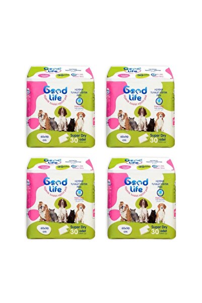 GoodLife Kedi Köpek Çiş Pedi - Yatak Koruyucu Örtü 60x90 4 'lu Paket (120 Adet)