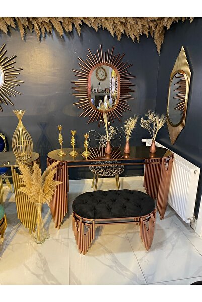 Ekgconcept Piyano Model Lüx Paslanmaz Bakır Dresuar Takımı