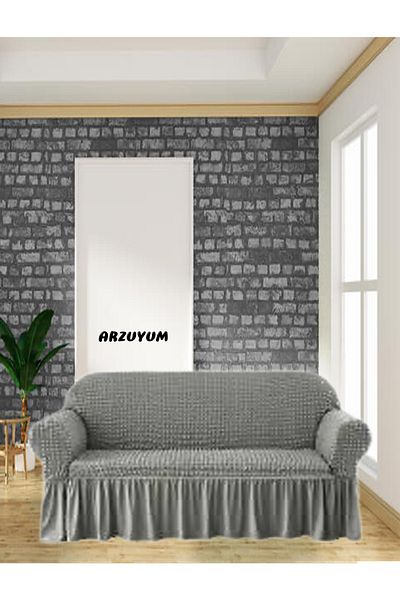 Arzuyum 3-Piece Wrapped Sofa Set - Sofa, Sofa Bed Cover and Seat Cover (3 Seater)