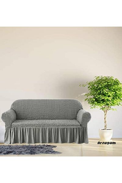 Arzuyum 3-Piece Wrapped Sofa Set - Sofa, Sofa Bed Cover and Seat Cover (3 Seater)