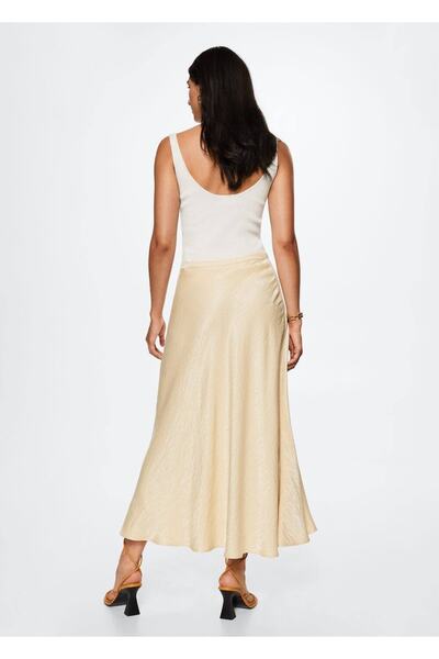 MANGO Woman Saten Etek