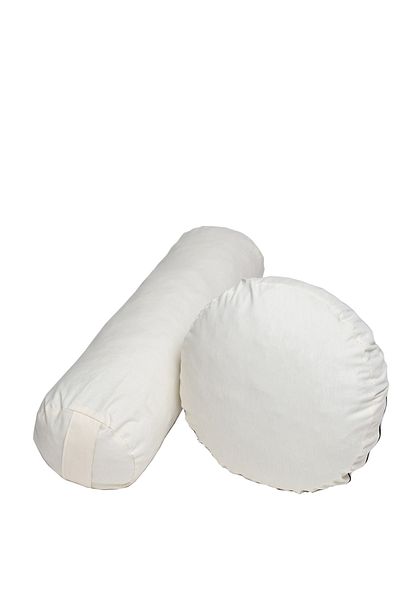 Remege Spor Malzemeleri Σετ μαξιλαριών διαλογισμού Bolster Cushion - Pilates Latte Gift
