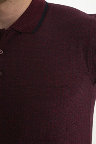 KMKkombin Cepli Desenli Büyük Beden T-Shirt