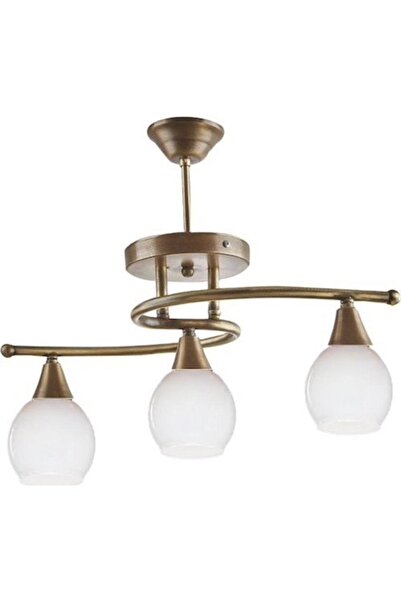 demet habek mylights Eskitme Üçlü Plofonyer Tavan Avize