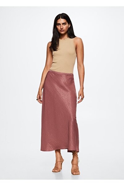 MANGO Woman Saten Etek