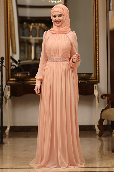 Generic Brand مسحوق فستان سهرة حجاب أسطوري