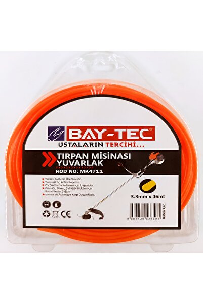 Baytec Bay-tec Tırpan Misinası Yuvarlak 3,3 Mm X 46 Metre Mk4711 Profesyonel ...