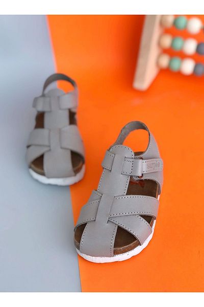 Surpie Shoes Genuine Leather Orthopedic Sole Sandals, Children's Sandals