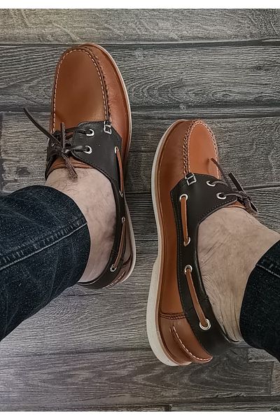 Everest Pantofi casual clasici cu șireturi din piele naturală cu talpă termică