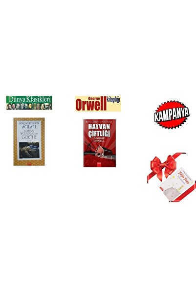 GÖNÜL YAYINCILIK Gönül Yayınları Genç Werther In Acıları Ve Hayvan Çiftliği K...